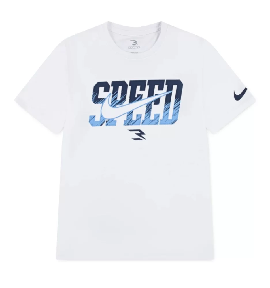 3brand Nike T-shirt Speed Of Light Kids Bianco 9Q1194-001