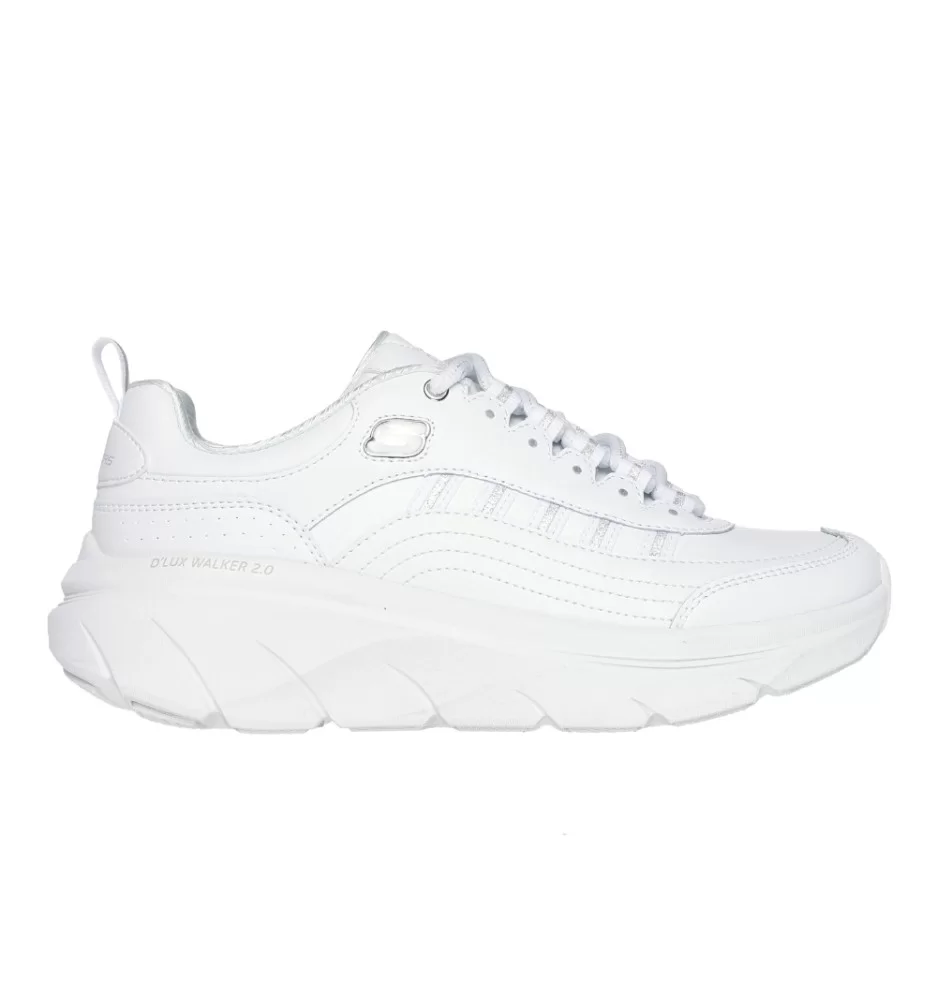 Skechers Scarpe D'Lux Walker 2.0 Golden Step W Bianco 150106 WSL