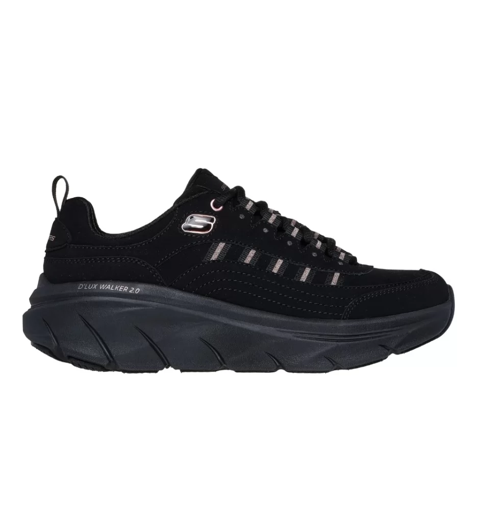 Skechers Scarpe D'Lux Walker 2.0 Golden Step M Nero 150106 BKRG