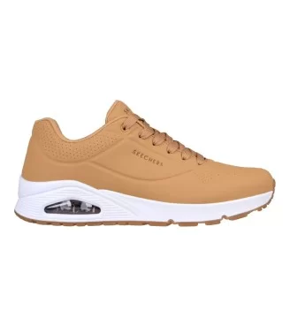 Skechers Scarpe UNO - Stand on Air M Marrone Chiaro E Bianco 52458 TAN