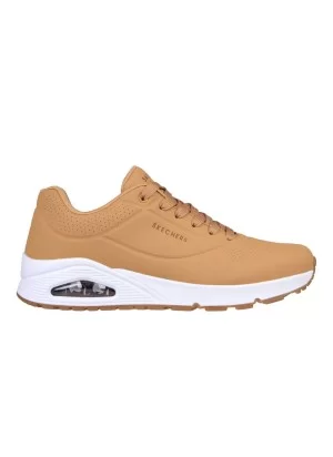 Skechers Scarpe UNO - Stand on Air M Marrone Chiaro E Bianco 52458 TAN