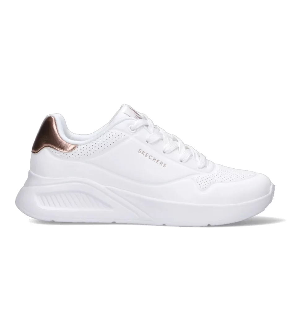 Skechers Scarpe UNO Lite - Shimmer Along W Bianco 177291 WHT