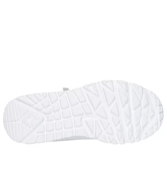 Skechers Scarpe UNO Lite - Easy Zip W Bianco Rosa | Skechers | 