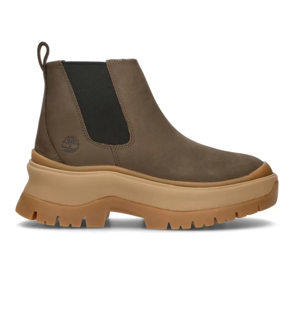 Timberland Stivali Roxie Lane Mid Chelsea W Dark Burn Marrone Scuro TB0A28XMW071