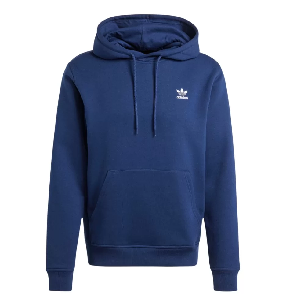 Adidas Felpa Cappuccio Trefoil Essentials M Indigo Blu | Adidas | 