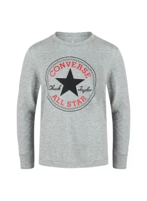 Converse Maglia Chuck Patch Kids Jr Grigio