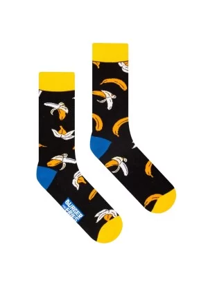 Socks Burger And Fries Calzini Bananarama M Nero BF1008 1123