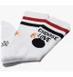 Burger And Fries Calzini Bomba Fuoco Bianco Nero Rosso | Socks Burger and Fries | 