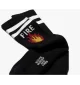 Burger And Fries Calzini Fuoco Nero Rosso Bianco | Socks Burger and Fries | 