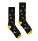 Burger And Fries Calzini Cuore Ferro Cavallo U Nero Giallo BF1402 1123