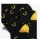 Burger And Fries Calzini Cuore Ferro Cavallo U Nero Giallo | Socks Burger and Fries | 
