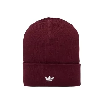 Adidas Berretto Adicolor Cuff Rosso Scuro JZ4981