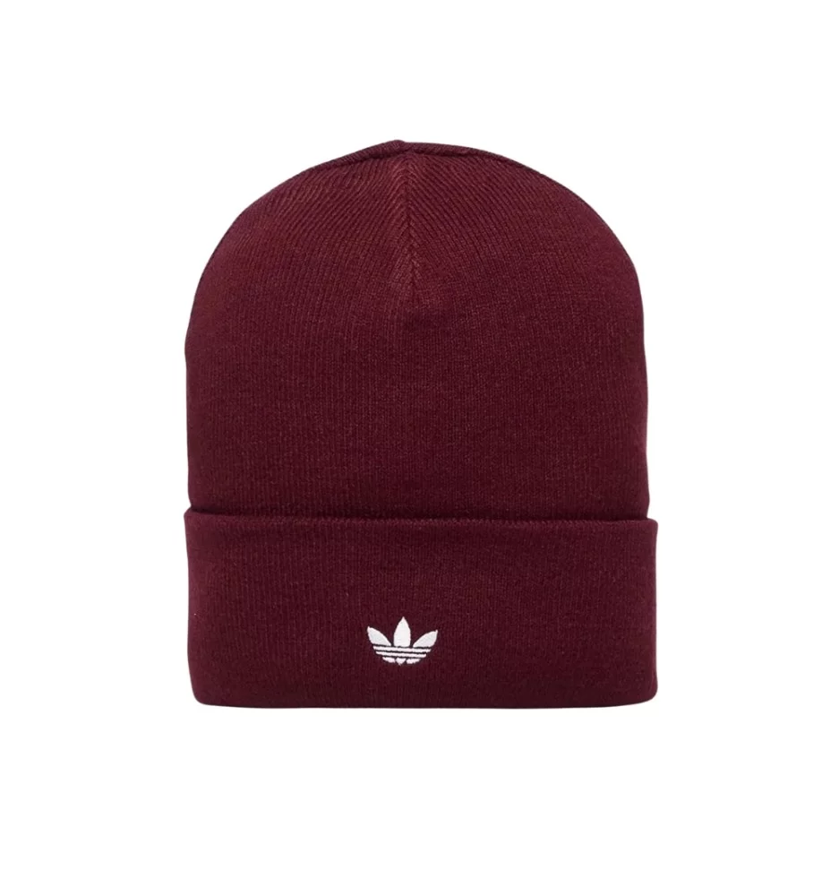 Adidas Berretto Adicolor Cuff Rosso Scuro JZ4981