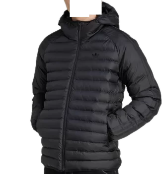Adidas Giubbotto Cappuccio M Nero | Adidas | 