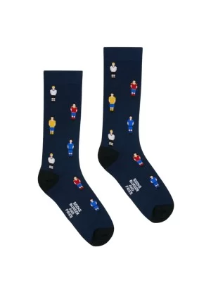 Burger And Fries Calzini Sport Blu Navy Nero BF1401 0730