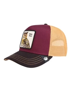 Goorin Bros Cappello Tricolor Owl Real Talk Marrone Rosso Beige