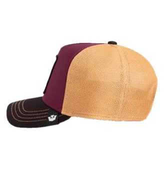 Goorin Bros Cappello Tricolor Owl Real Talk Marrone Rosso Beige | Goorin Bros | 