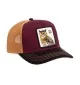 Goorin Bros Cappello Tricolor Owl Real Talk Marrone Rosso Beige | Goorin Bros | 