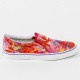 SCARPE DONNA SUPERGA 2311 SLIP ON FLOREALE ROSSA S008EB0-C41