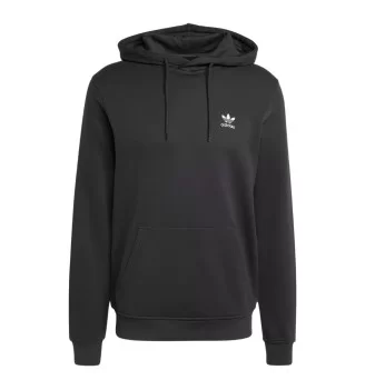 Adidas Felpa Cappuccio Trefoil Essentials M Nero JD2404