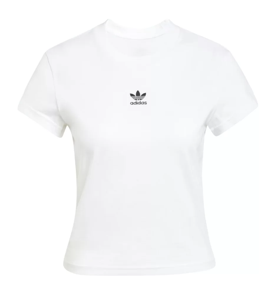 Adidas T-shirt Essentials Slim W Bianco JC8973