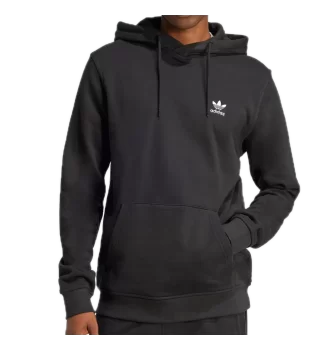 Adidas Felpa Cappuccio Trefoil Essentials M Nero | Adidas | 