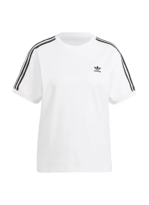 Adidas T-shirt Originals 3-Stripes W Bianco IR8051