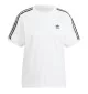 Adidas T-shirt Originals 3-Stripes W Bianco IR8051