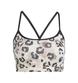 Adidas Reggiseno Aeroready All Over Print Bianco JY4563
