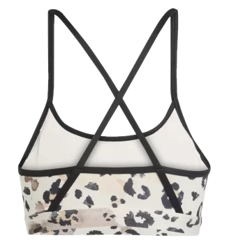 Adidas Reggiseno Aeroready All Over Print Bianco | Adidas | 