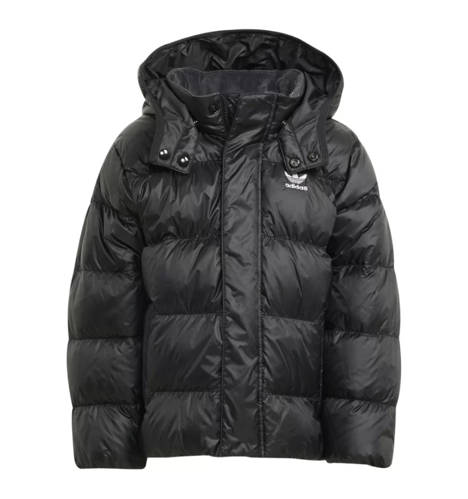 Adidas Giubbotto Down Kids Nero JX0550