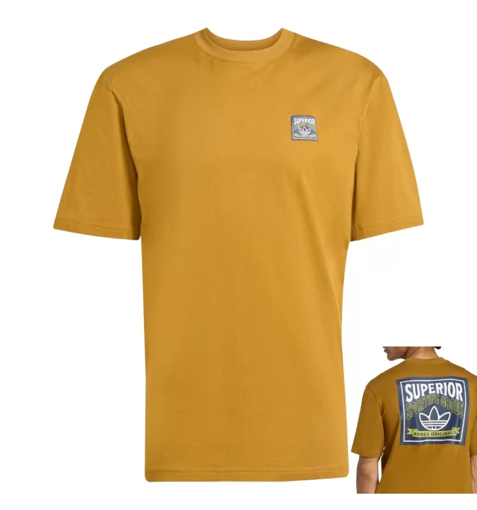 Adidas T-shirt Wabash Loose M Giallo JW0160