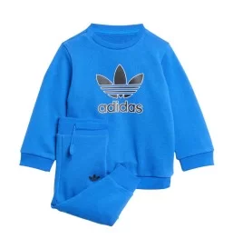 Adidas Tuta Felpa Pantaloni Inf Blu JY0136