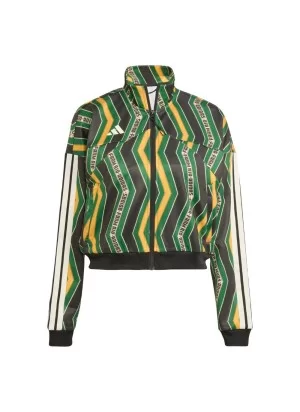 Adidas Giacca Zip Farm Tiro W Verde Giallo JL8618