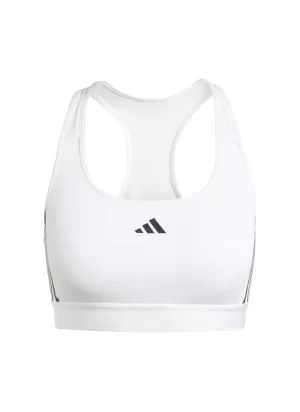 Adidas Reggiseno Powereact Hyperglam Bianco IQ3352