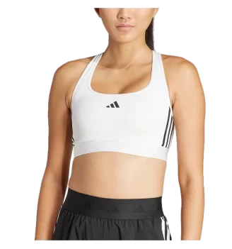 Adidas Reggiseno Powereact Hyperglam Bianco IQ3352 | Adidas | 