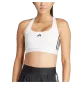 Adidas Reggiseno Powereact Hyperglam Bianco IQ3352 | Adidas | 