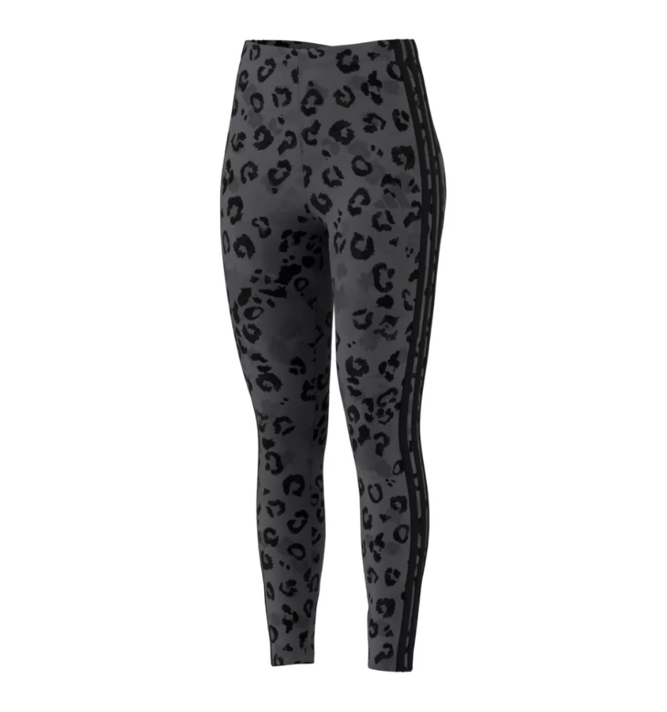 Adidas Leggings All Over Print W Grigio Nero JM1863