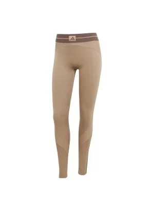 Adidas Leggings Hyperglam Rib 1/1 W Marrone JY2068