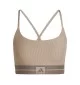 Adidas Reggiseno Hyperglam Bralette Coste Marrone JY2114