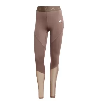 Adidas Leggings Hyperglam Full-Length Marrone JX7347