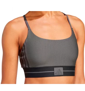 Adidas Reggiseno Hyperglam Bralette Coste Nero | Adidas | 
