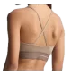 Adidas Reggiseno Hyperglam Bralette Coste Marrone | Adidas | 
