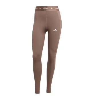 Adidas Leggings Techfit W Marrone JW7557