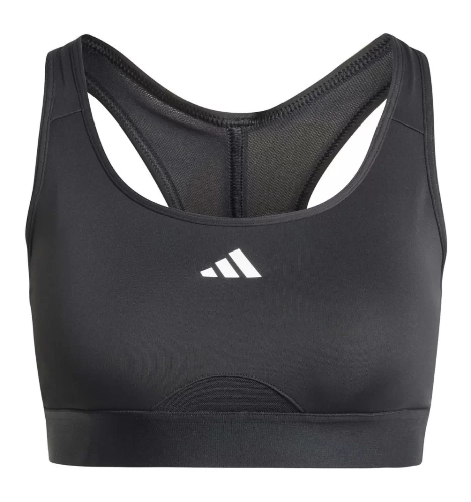 Adidas Reggiseno Sportivo Powerreact Nero JG1406