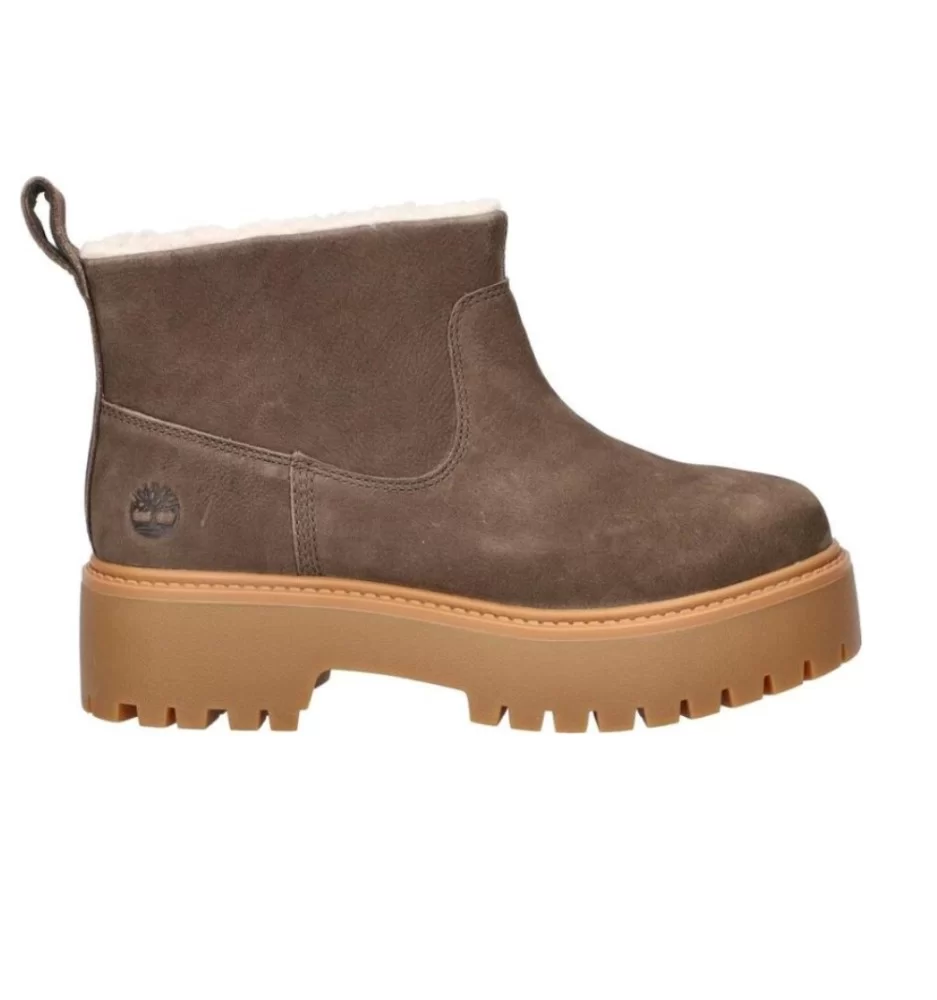Timberland Stivali Stone Street Mid Warm Lined Boot W Marrone Scuro TB0A283GW011