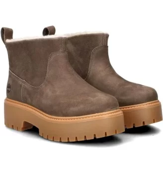 Timberland Stivali Stone Street Mid Warm Lined Boot W Marrone Scuro | Timberland | 