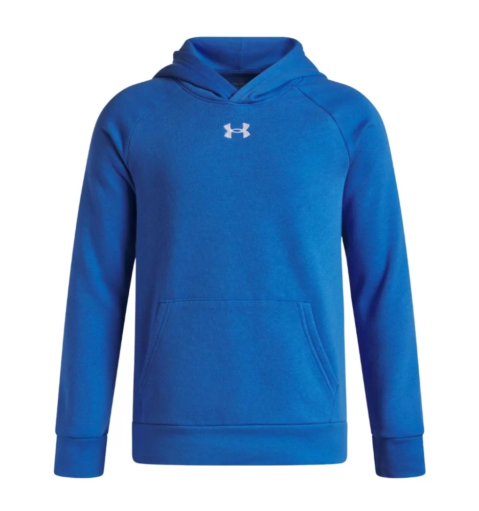 Under Armour Felpa Cappuccio Rival Fleece Boys Blu 1379792- 402