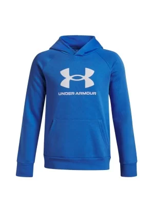 Under Armour Felpa Cappuccio Rival Fleece Big Logo Boys Blu 1379791 402