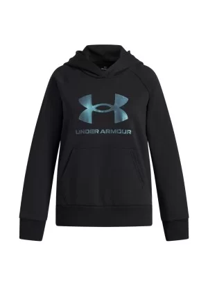 Under Armour Felpa Cappuccio Rival Fleece Shimmer Girls Nero 6004118 005